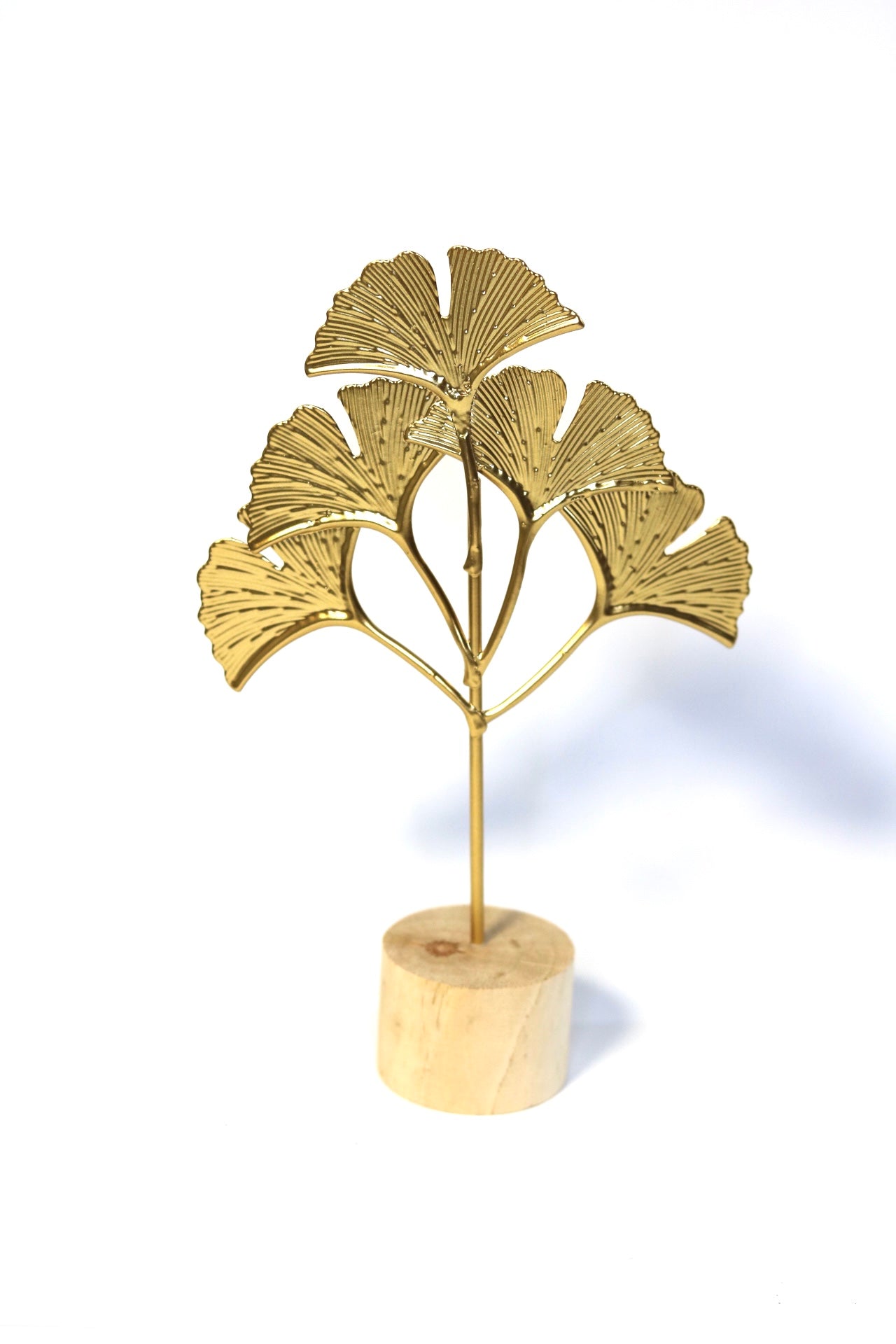 Dekoartikel golden 5 Blätter